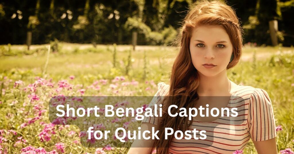 Short Bengali Captions for Quick Posts